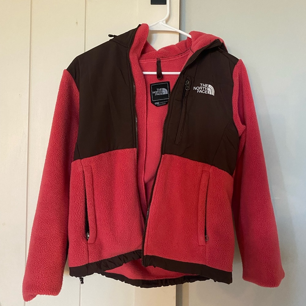 The North Face Denali Jacket Womens XS Pink Full Zip